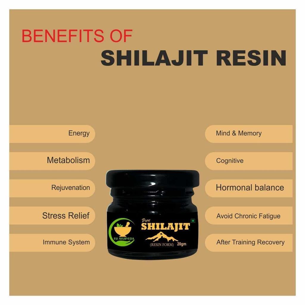 FIJ AYURVEDA Pure Ayurvedic Shilajit/Shilajit Resin (Semi Liquid) | Shudh Shilajit | Supports Strength, Stamina & Energy - 20Gm (Pack of 1) view 2