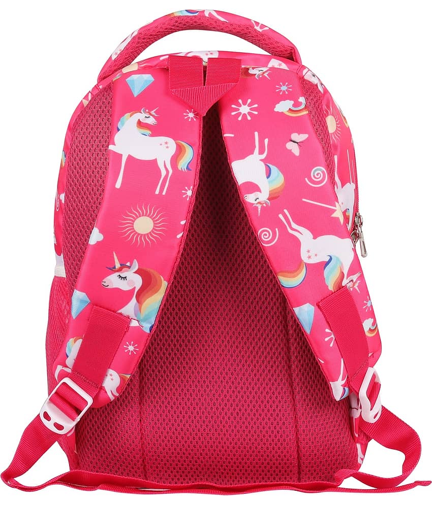 Da Tasche Pink Polyester Backpack For Kids view 2