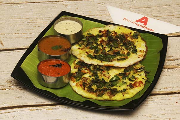 Capsicum ginger garlic set dosa
