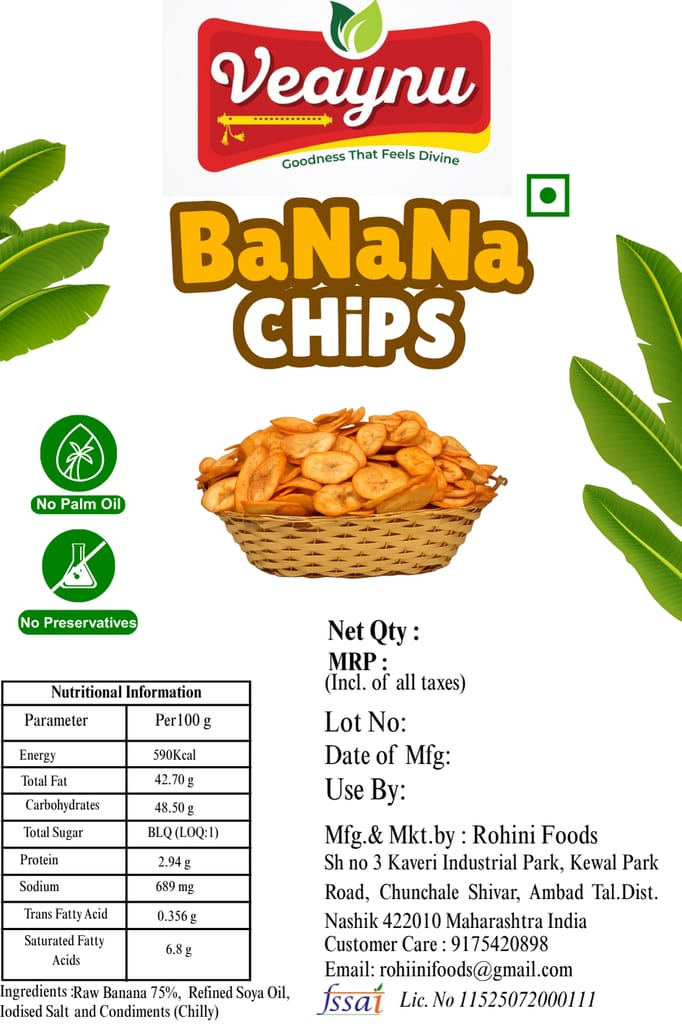 Banana Chips Salted view 2