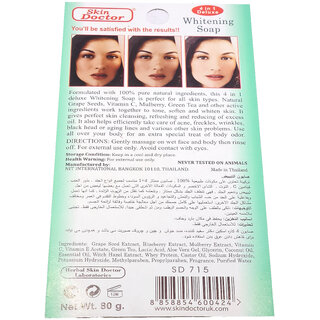 Skin Doctor Whitening With Grapeseed + Vitamin C Soap - 80gm view 2