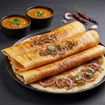 Onion Dosa (2 Pieces)