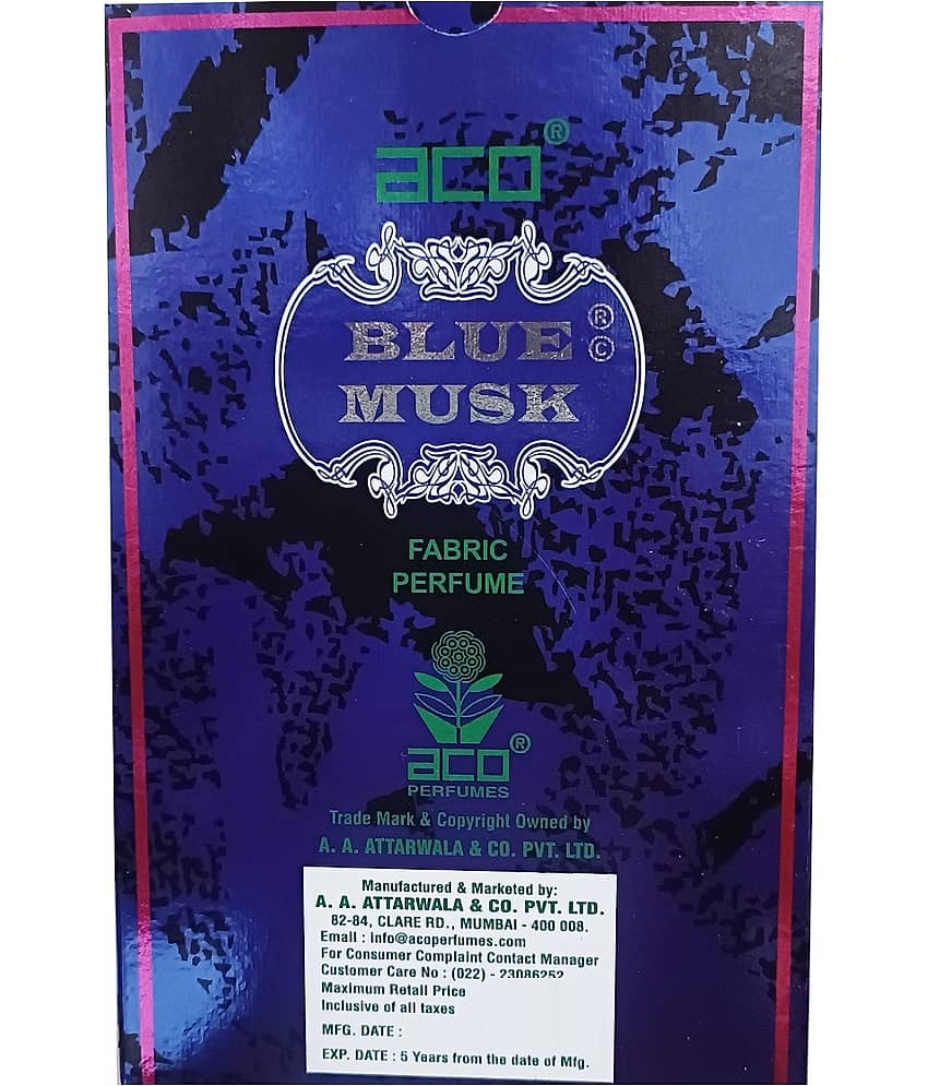 aco perfumes - aco perfume BLUE MUSK Fabric Perfume 100ml Deodorant Spray & Perfume For Unisex 100 ml ( Pack of 1 ) view 2