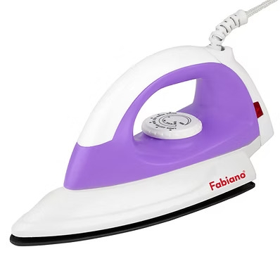 Fabiano Oasis Dry Iron 1100 Watts - White & Purple