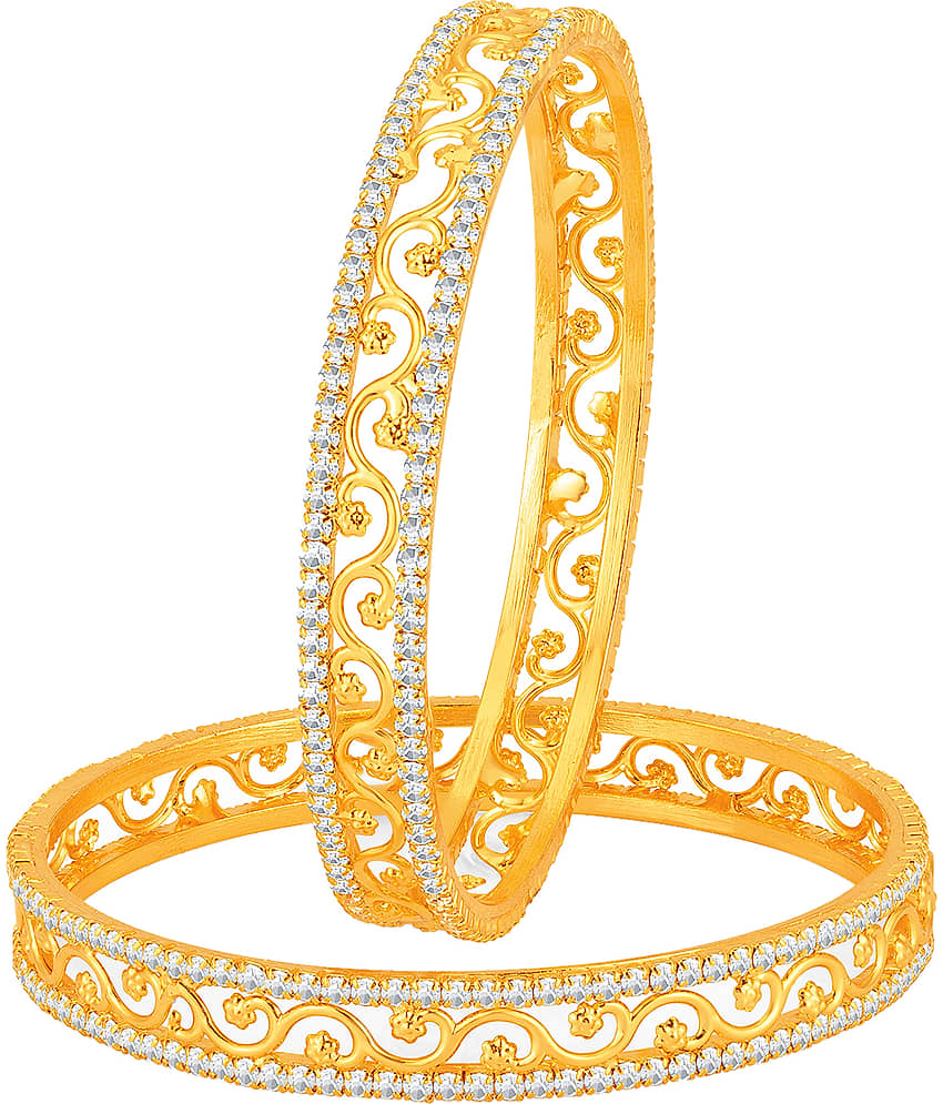 Sukkhi - Gold Bangle Set ( Pack of 1 ) view 2