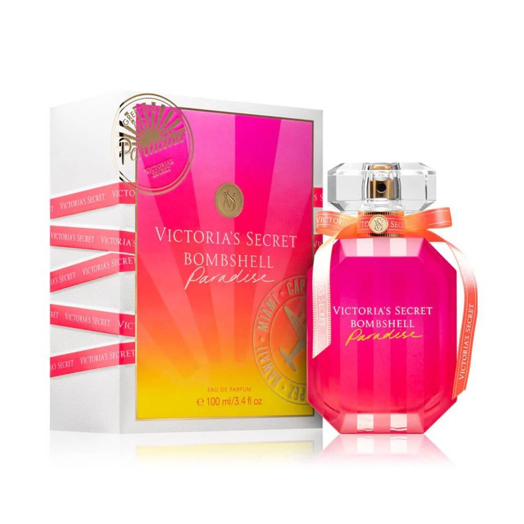 Victoria’s Secret Bombshell Paradise Eau de Parfum for Women 100ml | Tropical Fruity Floral Luxury Fragrance with Lasting Freshness view 2