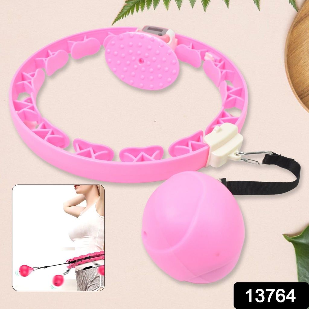 Smart Fitness Hula Hoops with Ball and Intelligent Counter (1 Pc / Loose) view 2