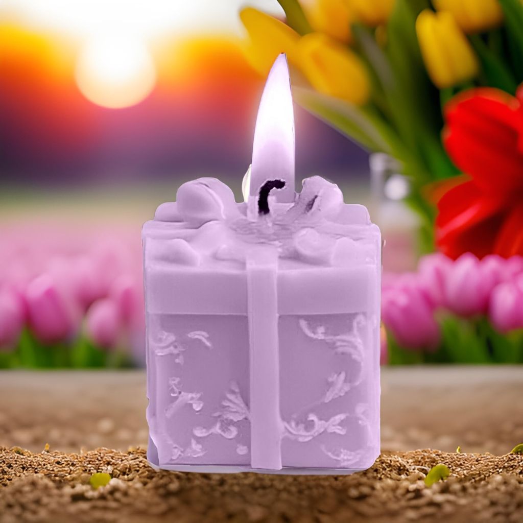 SS Enterprise Organic Soy Wax Gift Shape Candle for Home Decor | Scented Aromatic Fragrance Candles | Smoke-Free Pillar Candles view 2