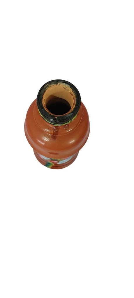 Hand painted ceramic water bottle view 2