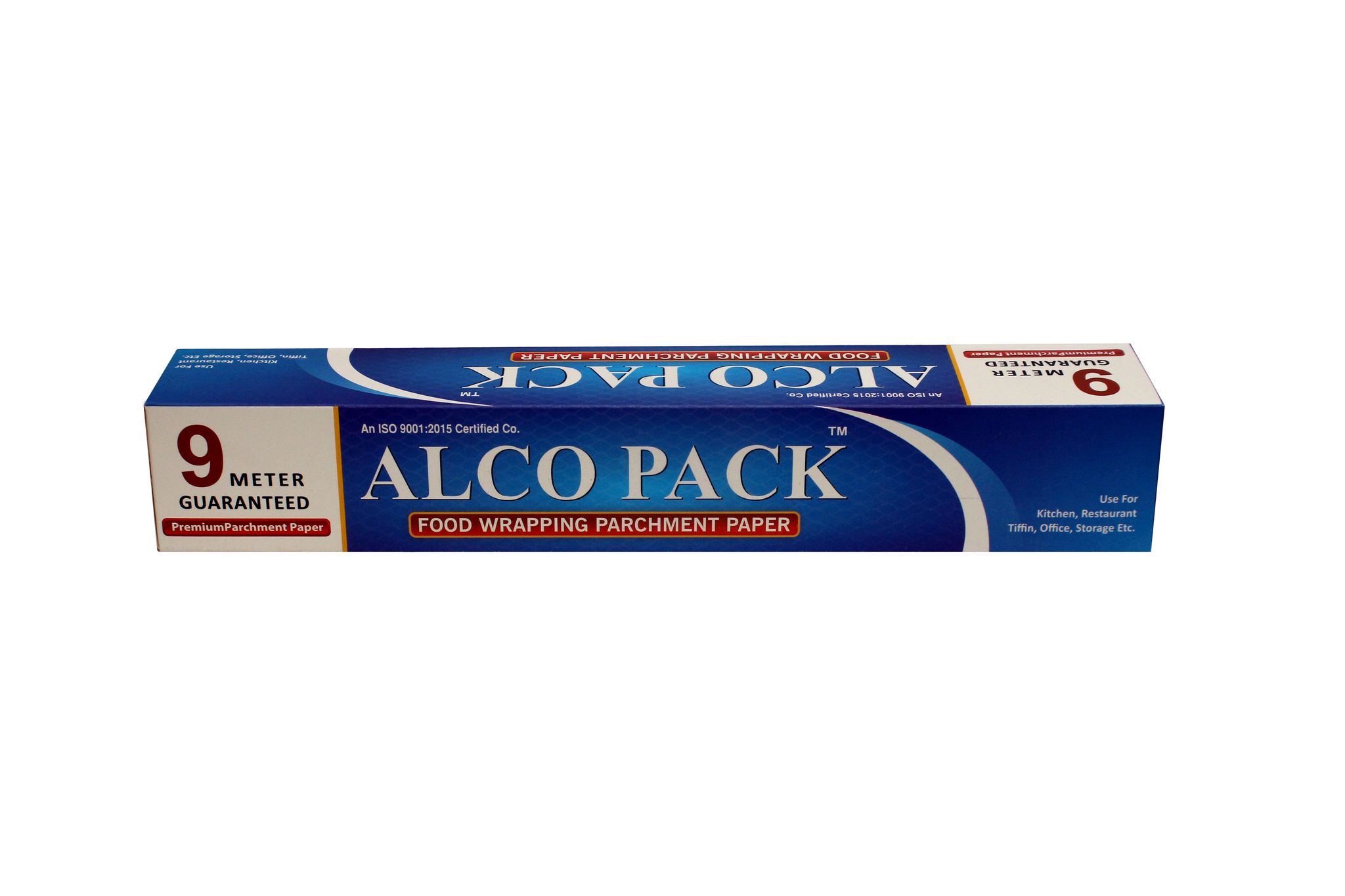 ALCO PACK Food Wrapping Parchment Paper 9 Mtr Baking, Roti | Microwave and Oven Safe | Non Stick | Grease Proof | Reheat Retain Moisture
