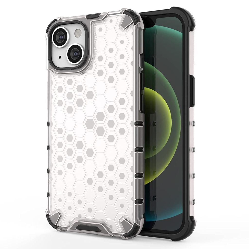 Faircost for Apple iPhone 14 Hybrid Shockproof Back Cover Hard Outside Soft Inside- (Polycabonate::Transparent) view 2