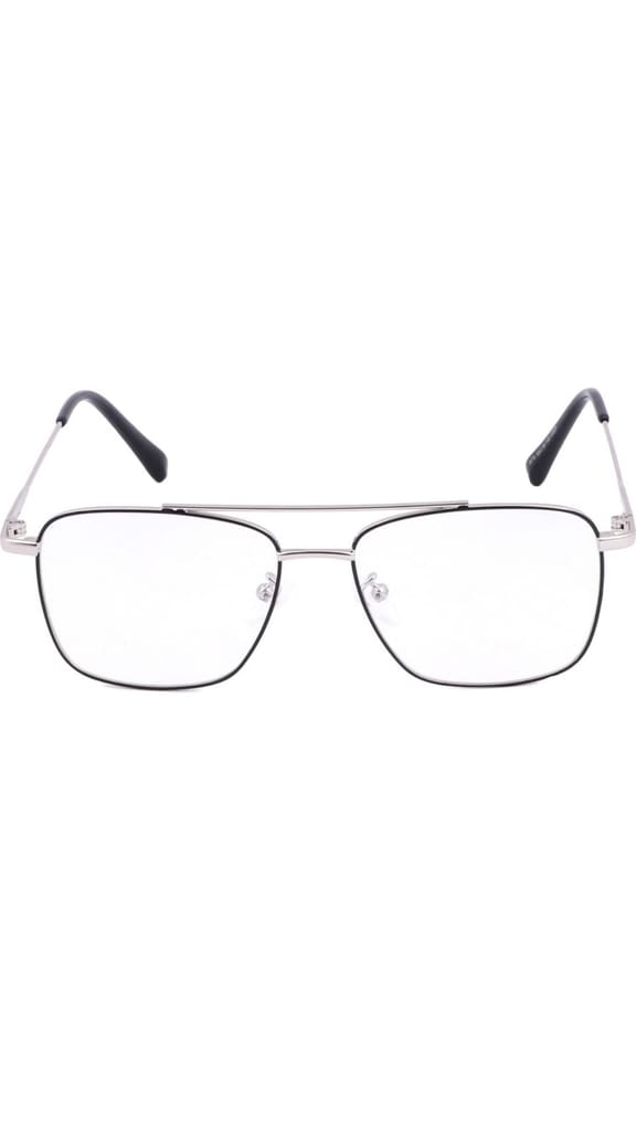 Jodykoes Stylish Looking Metal Square Frame (Black & Silver) view 2