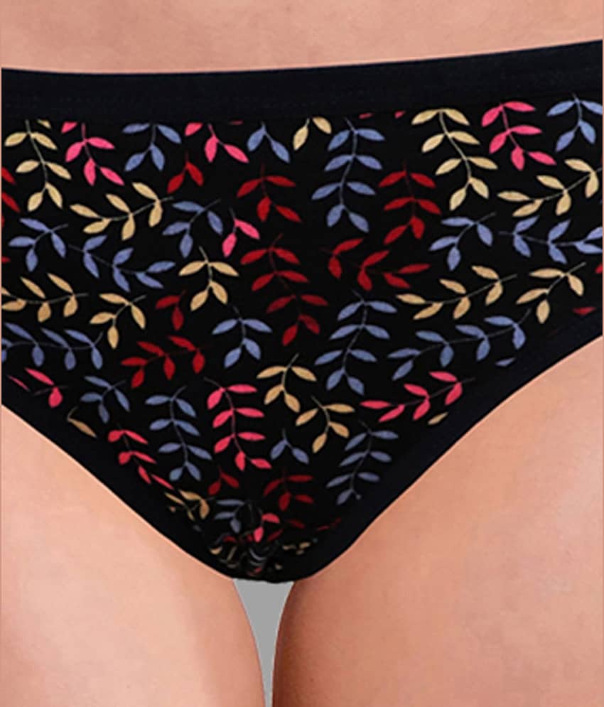 RC. ROYAL CLASS Pack of 3 Cotton Printed Women's Hipsters ( Multi Color ) view 2