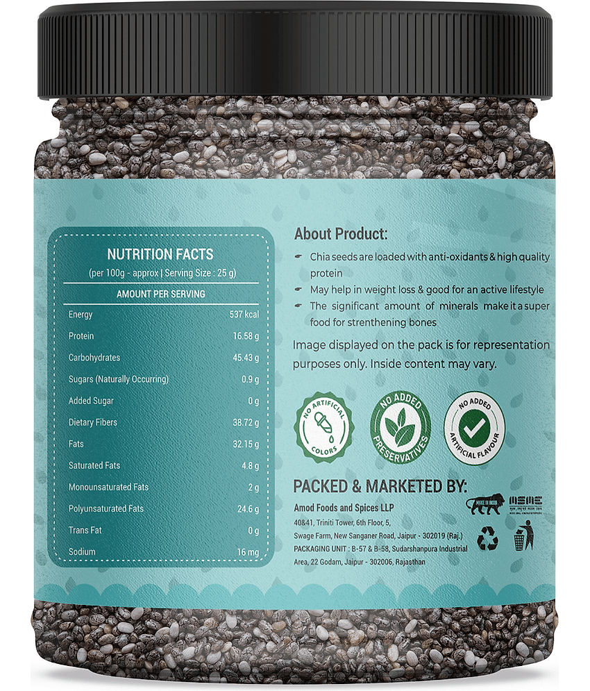 Flavour Veda Chia Seeds ( Pack of 1 ) view 2