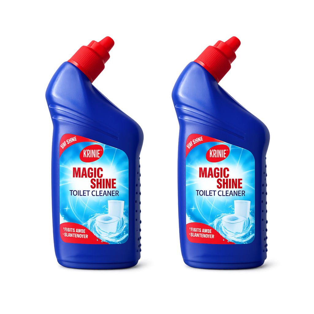 Krinie Magic Shine Toilet Cleaner Liquid(500ML) – 10X Shine, Tough Stain Remover & Odour Fighter