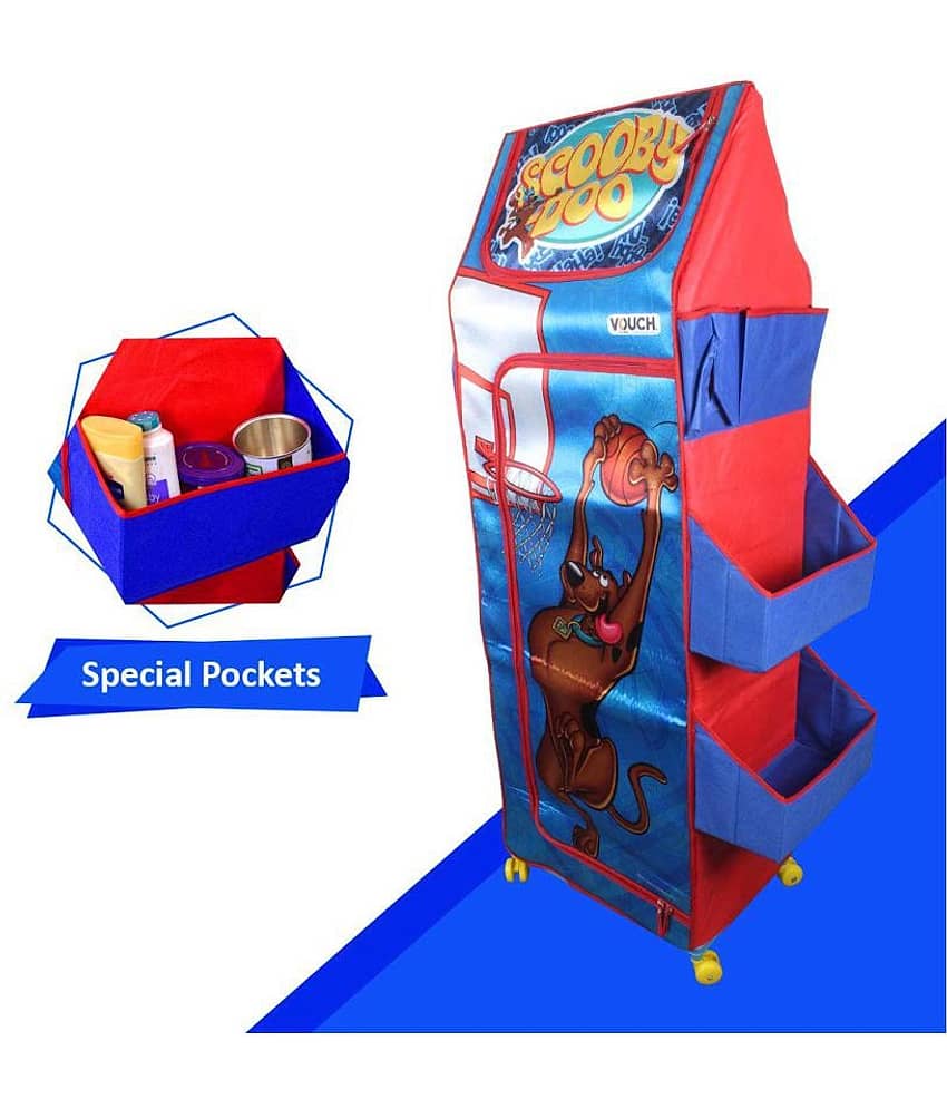 Scooby Doo Fun Closet 4 Shelves, Kids Folding Wardrobe - Seasons! view 2