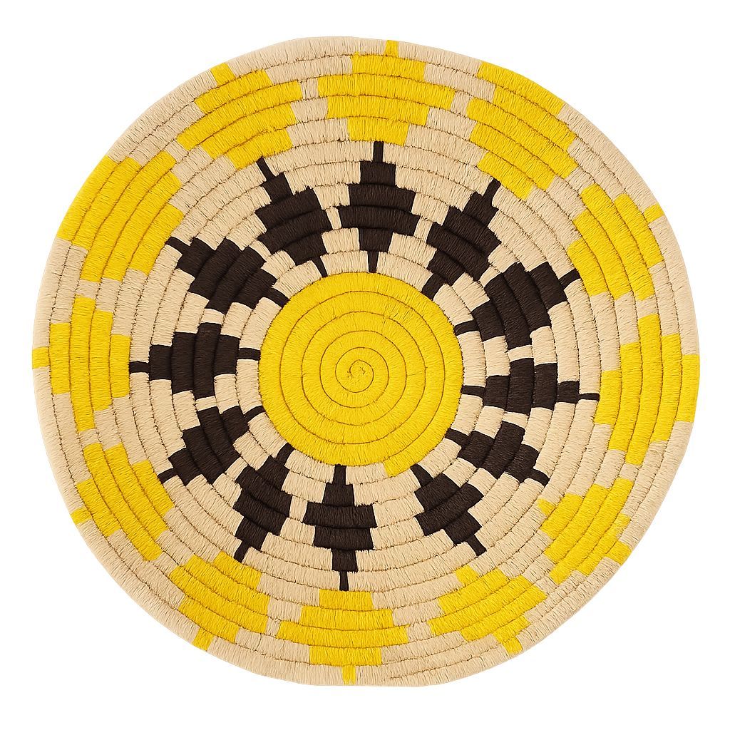 Handwoven Grass Wall Plates view 2