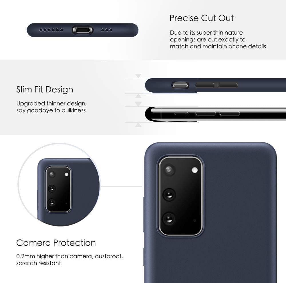 Memumi Crystalloid Series Back Cover for Samsung Galaxy S20 Plus Shockproof - Blue (6.7") view 2