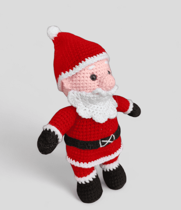 Santa Claus Crochet Stuffed Toy view 2