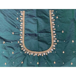 RR FABRIC Cotton Silk Self Design Blouse Material view 2