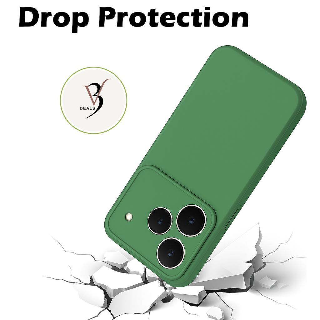 V3Deals Silicone Back Cover Case for Realme P4 5G | Anti-Fingerprint Soft Touch | Slim Protective realme p4 case | Shock Absorbent Corners view 2