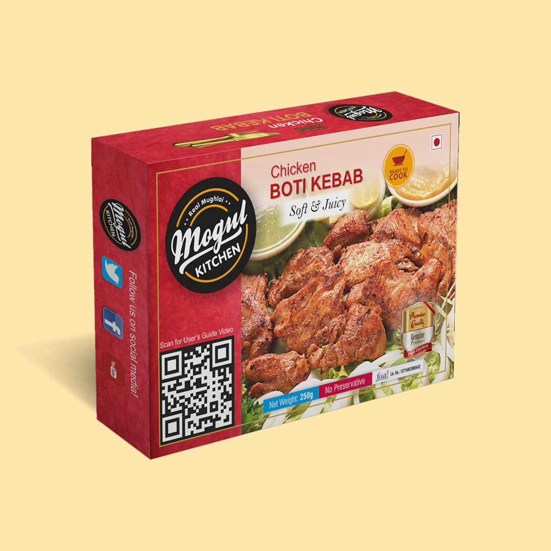 Mogul Kitchen Chicken Boti Kebab, 250 gm