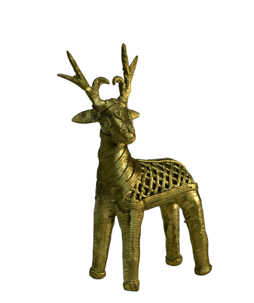 Jharcraft Dhokra Deer (S) DK00700 view 2