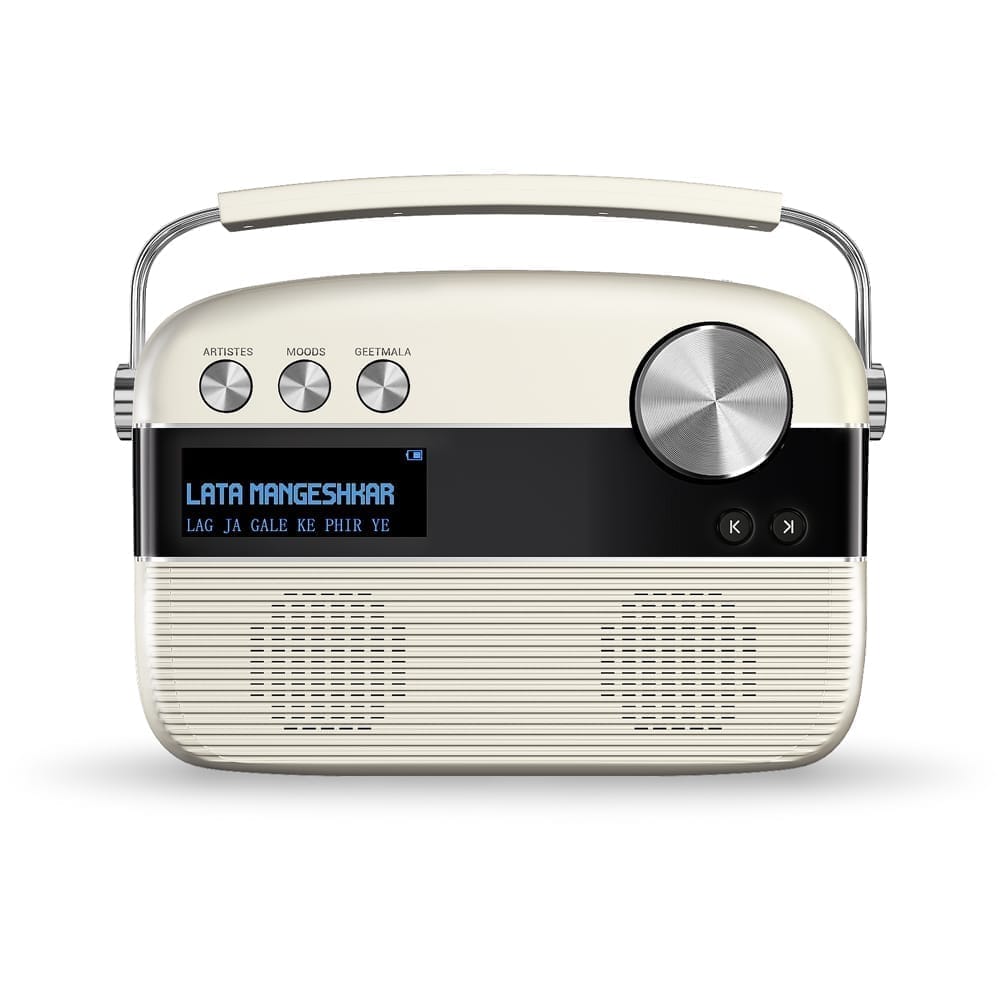 Saregama Carvaan Hindi - Portable Music Player with 5000 Preloaded Songs, FM/BT/AUX view 2