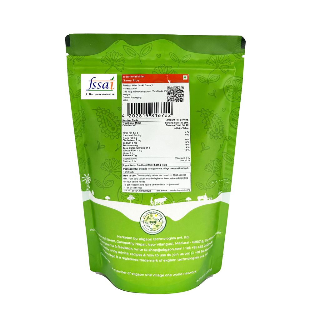 Traditional Millet (Sama Rice) 1Kg view 2