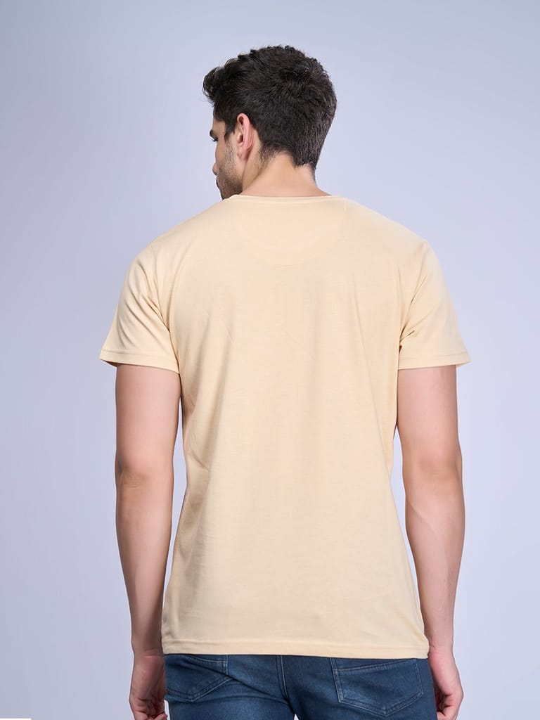 Mens 100% Cotton Sandal Half Sleeves Expert Tee - ET15 view 2
