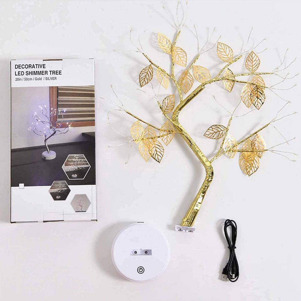 GLOWSERIE Stylish LED Tree Night Light Luxury Home Décor Lamp view 2