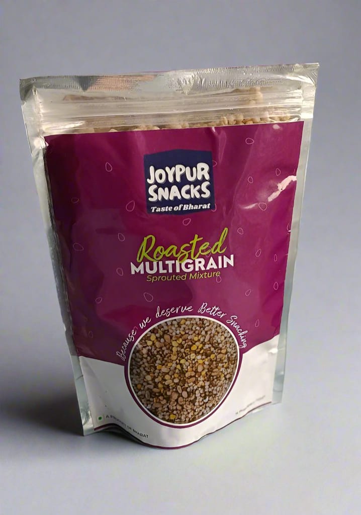 Joypur Snacks Roasted Multigrain Sprouted Mixture | Protein-Packed | High Fiber | Healthy Snack | No Frying | 200g view 2