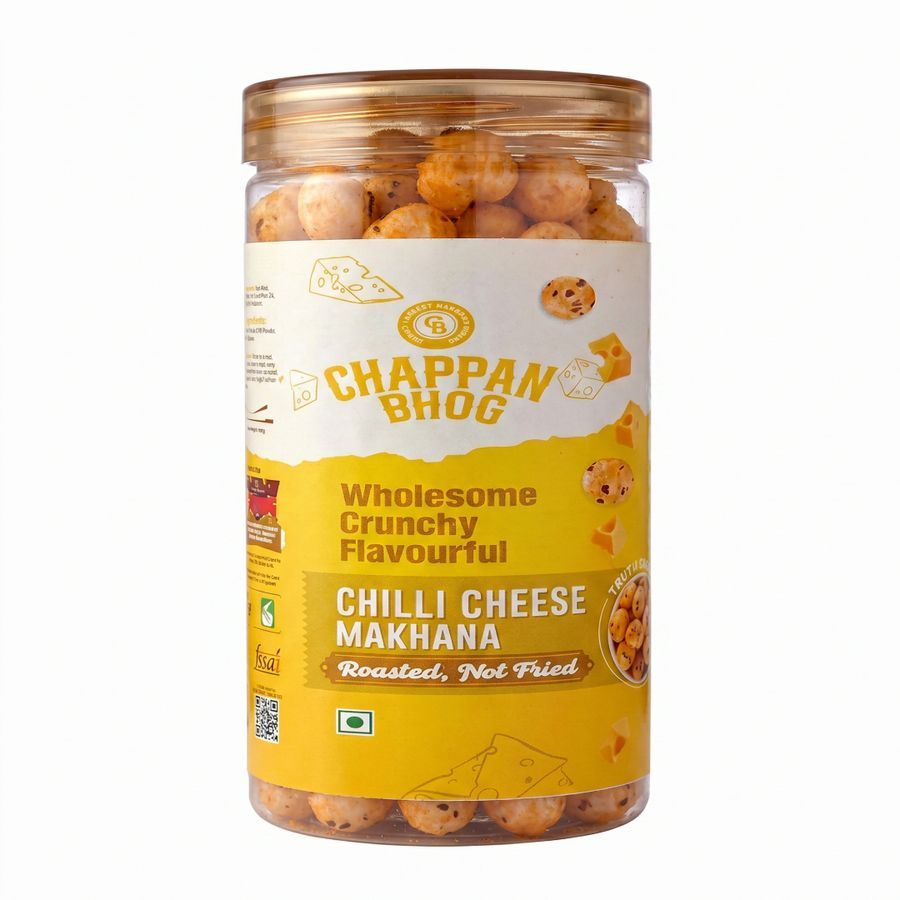 Chappan Bhog Chilli Cheese Makhana - 70 gm - One plastic jar