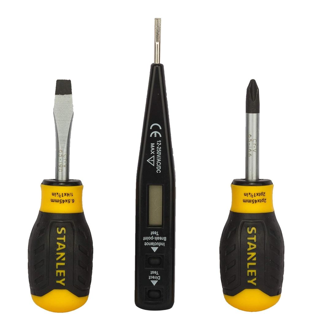 Stanley Screwdriver Set 6Pc Set W/Bonus(Tester Included) STHT92002-8 view 2
