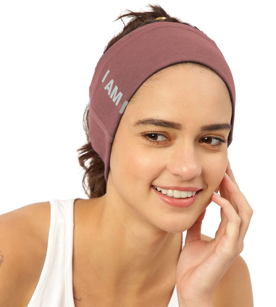 FREECULTR Unisex Bamboo Bandana, Anti Microbial Super Soft & Comfort Fit, Breathable Multipurpose Headband, Face Mask for Dust Protection and Sun - Size Printed Pack of 2-Cuban Peach, Pilot Blue view 2