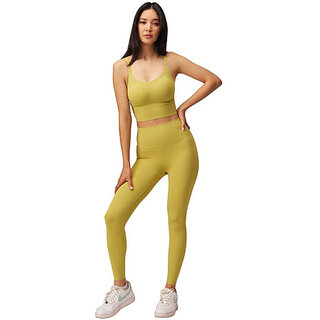 Sherox Ankle Length Western Wear Legging (Green, Solid)