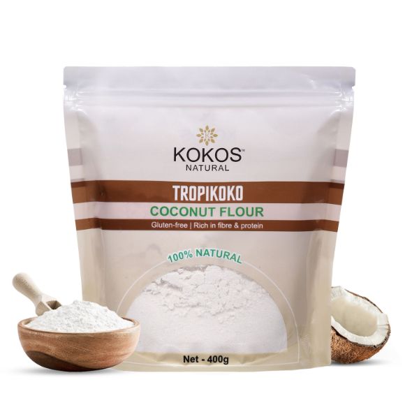 Kokos Natural Coconut Flour Pouch 400 Gms