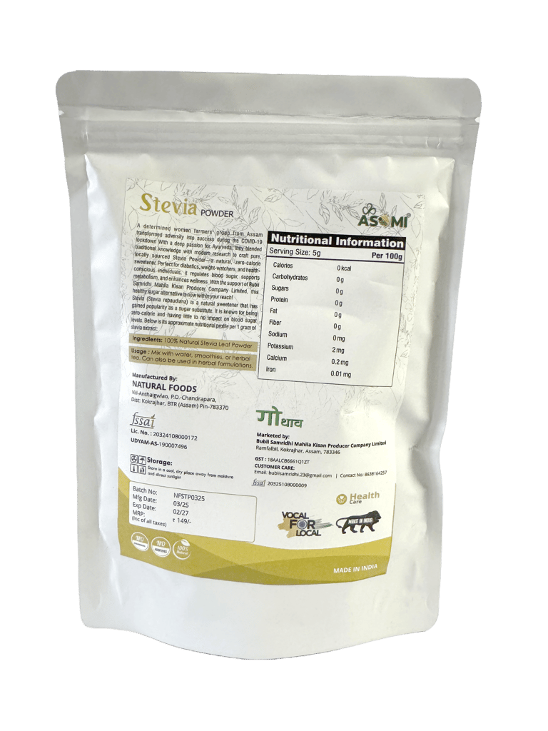 Stevia Powder - Handcrafted by Rural Women of Assam view 2