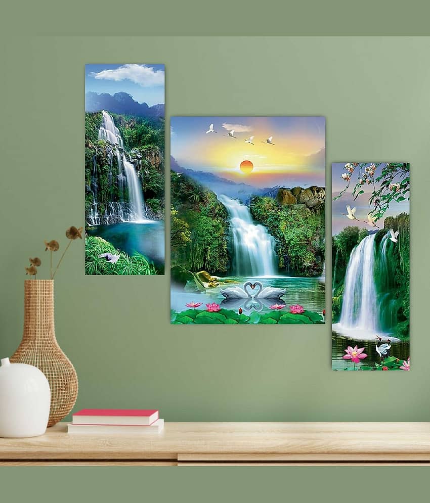 SNDArt Floral Wall Scenery Wall Paintings For Home Decor 12 x 18 inch