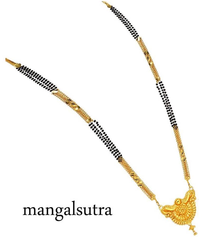 shankhraj mall - Golden Mangalsutra ( Pack of 1 ) view 2