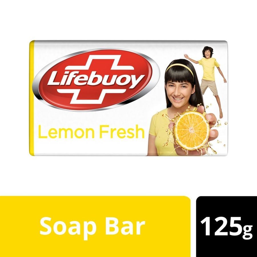 Lifebuoy Lemon Fresh Soap Bar, 125G view 2