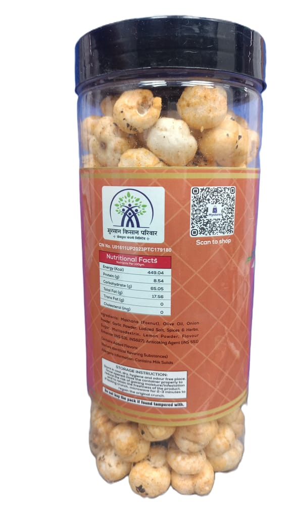 Makhana Chakhna- Peri Peri 80Gm view 2