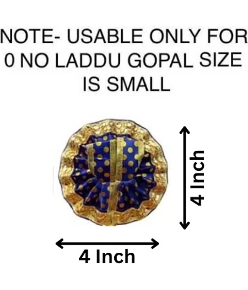 Green Spiritual Laddu Gopal Multicolor Cotton Dress ( Pack of 1 ) view 2
