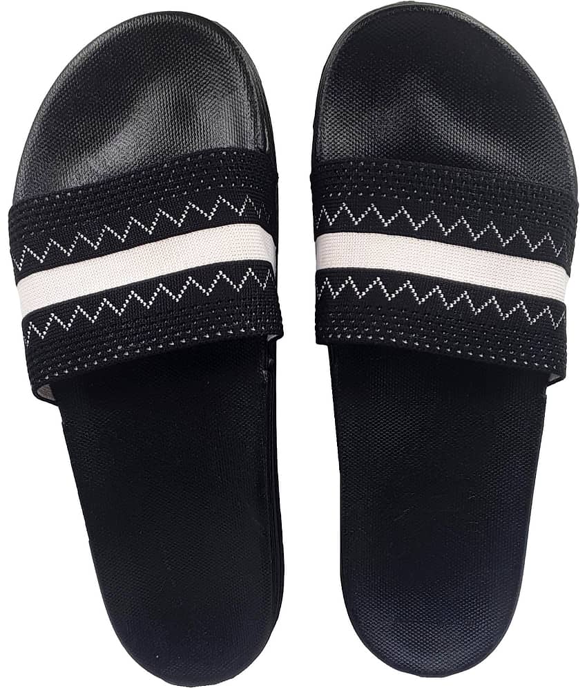 KAPANI Black Men's Slide Flip flop view 2
