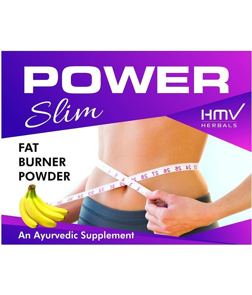 Hmv Herbals Power Slim Weight Loss Herbal Banana Powder 300 Gm Pack of 3 view 2