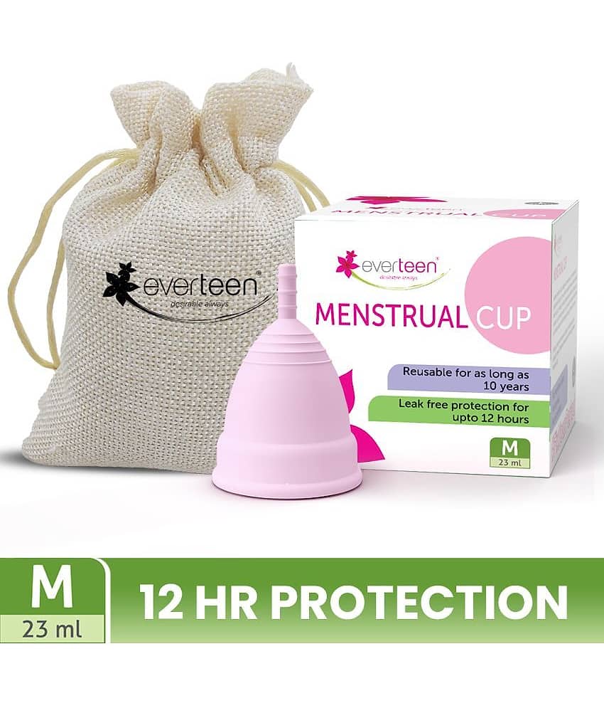 Everteen Silicone Reusable Menstrual Cup Medium ( Pack of 1 ) view 2
