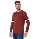 Mufti Stripe Sleeve Cotton Sweater view 2