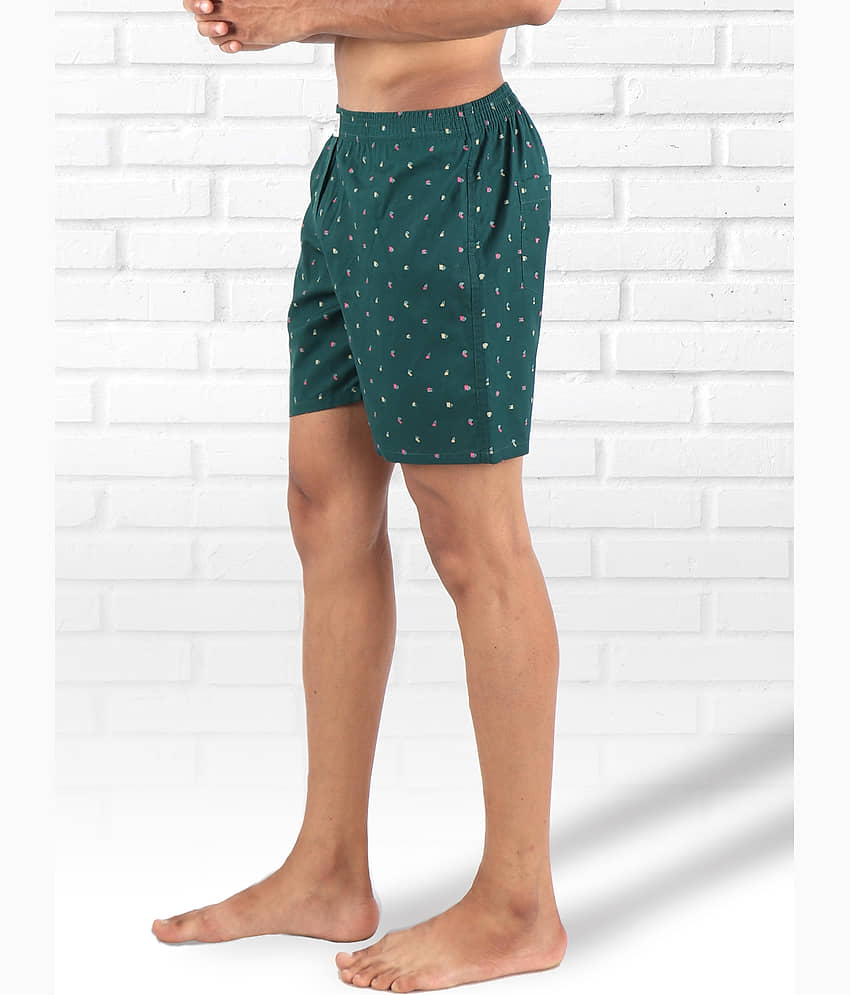 Supersquad Pack of 2 Cotton Boxers For Men's ( Multicolor ) view 2