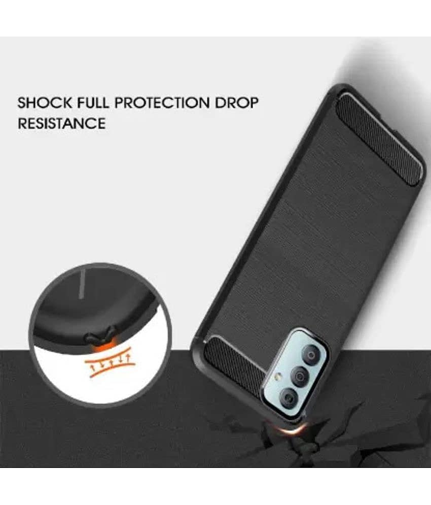 Spectacular Ace - Black Silicon Plain Back Cover Compatible For Samsung Galaxy F23 5G ( Pack of 1 ) view 2