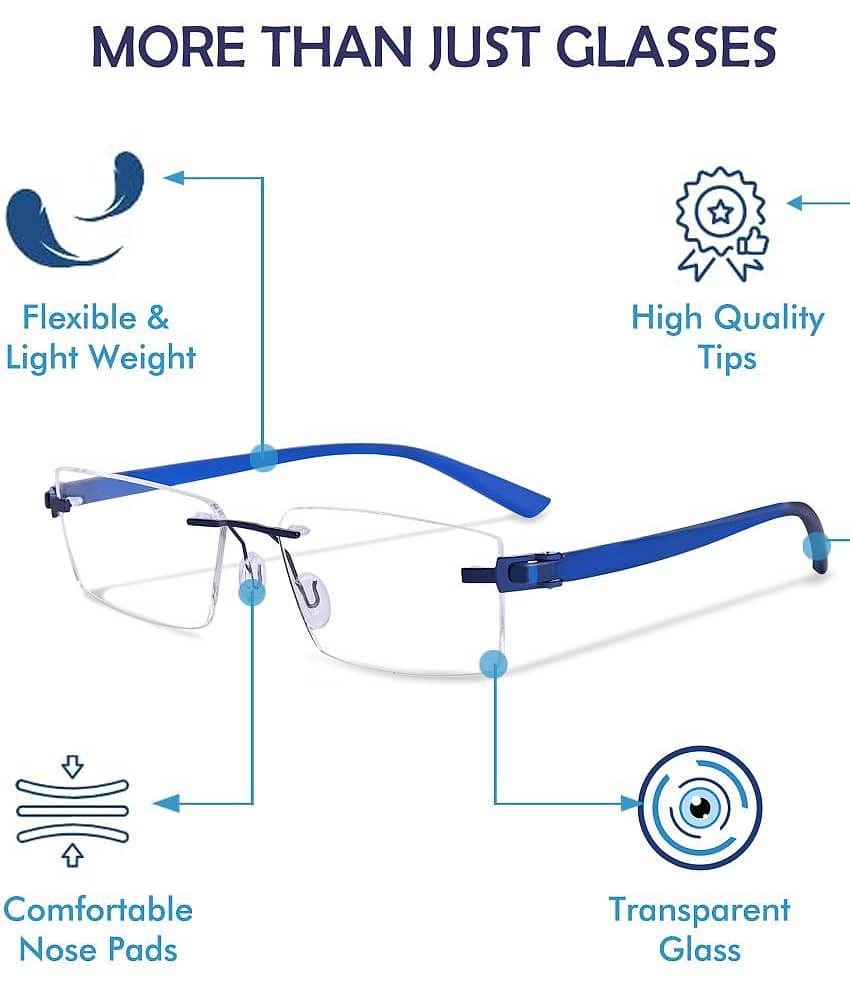 Redex Brown Rectangular Eyeglass Frame ( Pack of 1 ) view 2